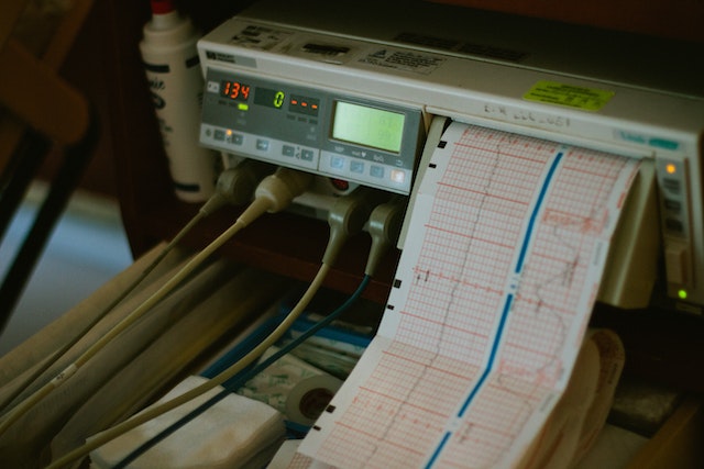An ECG machine